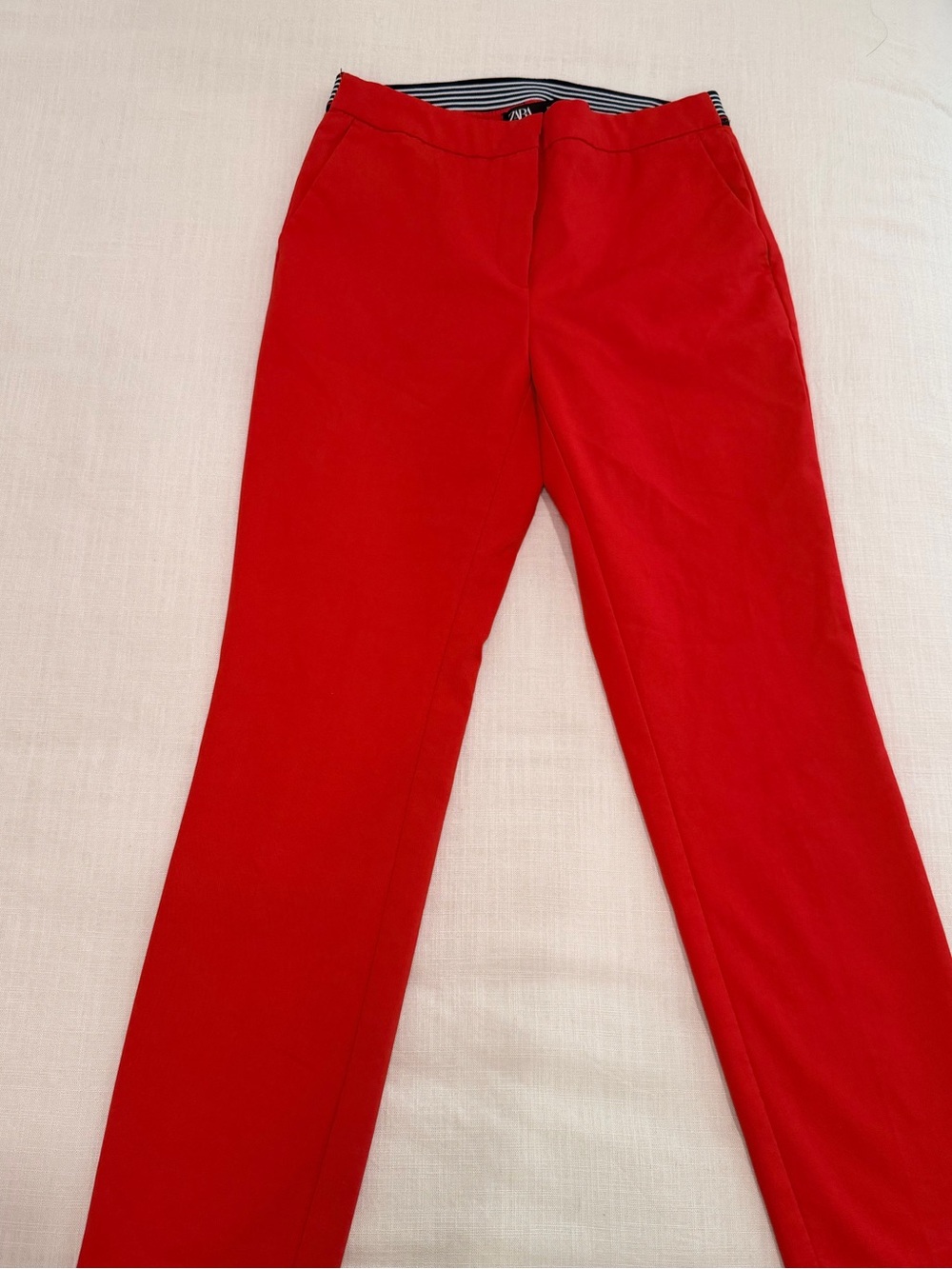 Zara Men's Bright Red Chinos